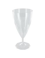 Kieliszki plastikowe do wina transparentne, 200 ml 6 szt.