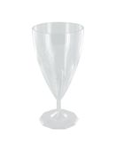 Kieliszki plastikowe do wina transparentne, 200 ml 6 szt.
