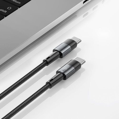 kabel przewód usb-c pd 100w 5a 3m - szary na Arena.pl