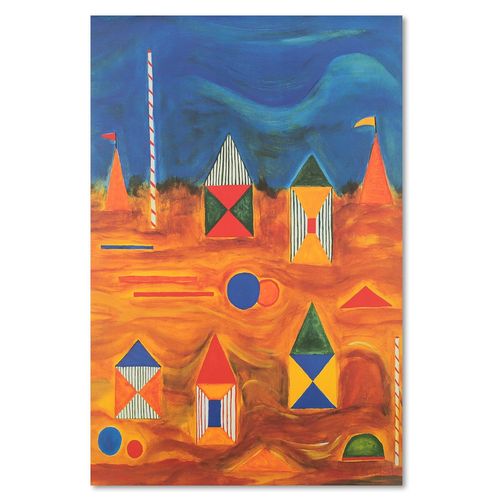 Deco Panel, Domki abstrakcja 60x80 na Arena.pl