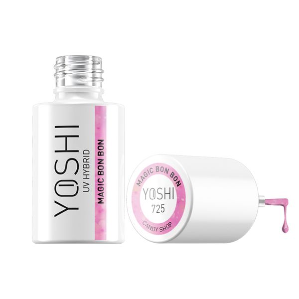 YOSHI Lakier hybrydowy Magic Bon Bon 6ml -  725 zdjęcie 2