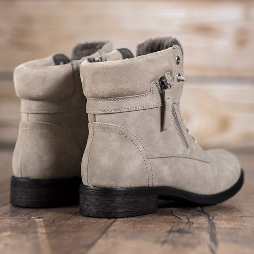 Beżowe Botki r.40 na Arena.pl