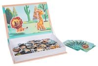 Puzzle Magnetyczne + Książeczka Safari