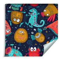 Tapeta Dla Dzieci - Zabawne Potworki i Kosmici