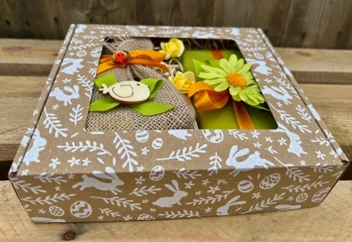 Fajny Prezent na Wielkanoc Zestaw Kosz BOX Prezentowy Czekolada Herbata zdjęcie 7