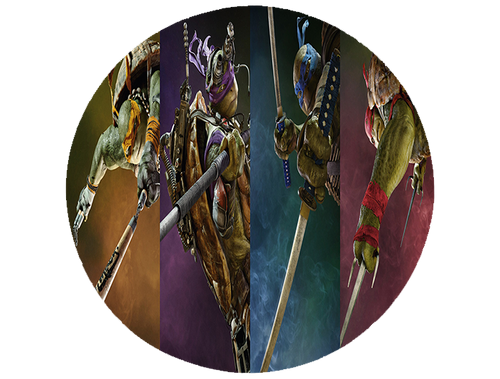 Podkładka pod myszkę Żółwie Ninja na Arena.pl