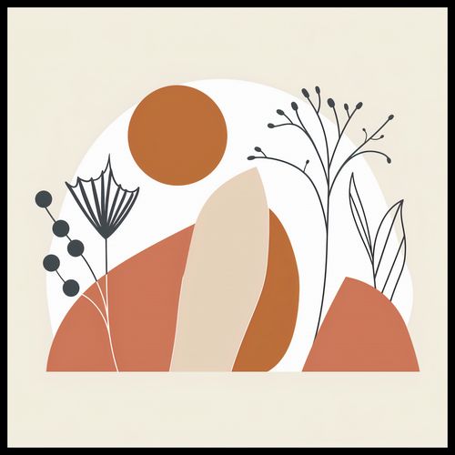 Plakat 90x90cm Organiczny Splot na Arena.pl
