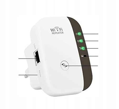 Wzmacniacz sygnału Wi-FI Mocny Repeater Access Point Router 300 Mb/s 2.4GHz na Arena.pl