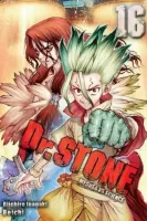 Manga o kamiennym świecie sile nauki i ratowaniu ludzkości Dr. Stone Tom 16