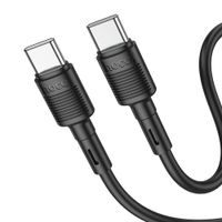Kabel USB C do USB C Hoco PD 3A 60W 1 m X83 czarny