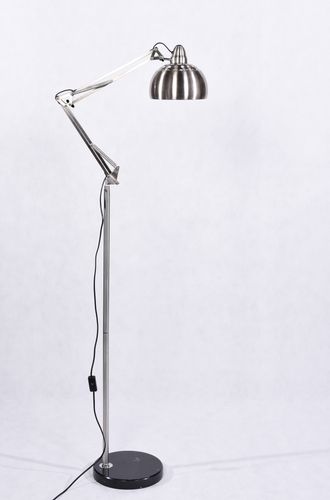 Lampa Stojąca Podłogowa Srebrna Rigorria na Arena.pl