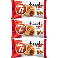 7 Days Croissant z nadzieniem z orzechów laskowych 60 g x 3 sztuki