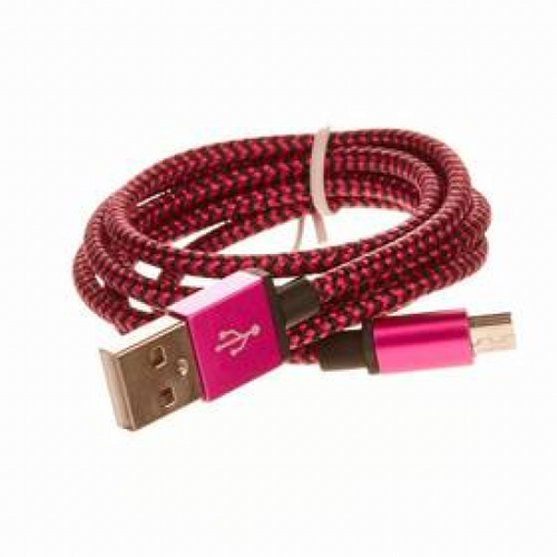 Kabel CellFish USB/micro USB, 1m (PLUSBKABELPINK) Różowy na Arena.pl