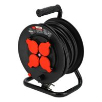 Schmith Przedłużacz bębnowy 3x1,5mm gumowy 20m 4gniazdka