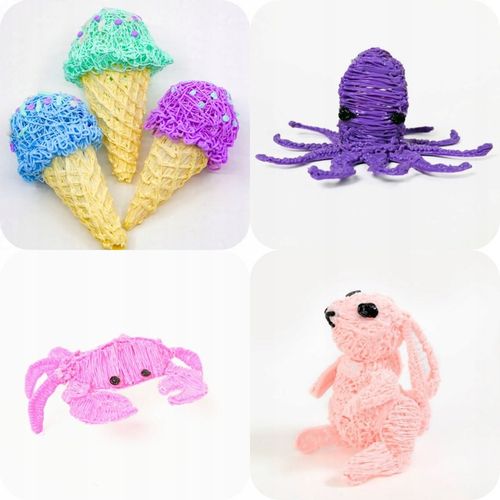 WKŁADY DO DŁUGOPISU 3D DLA DZIECI PLA SILK MAGIC COLOR 200 M na Arena.pl