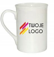 Kubek Porcelanowy twój nadruk LOGO NAPIS gadżet firmowy reklamowy 25 sztuk