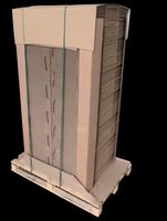 paleta 650 x karton klapowy 3w 370x370x260mm