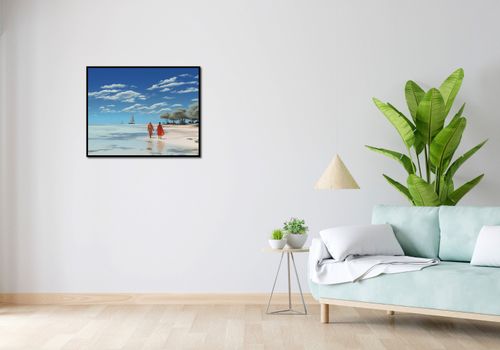 Plakat 76x60,5cm Spokój w Piaskach na Arena.pl