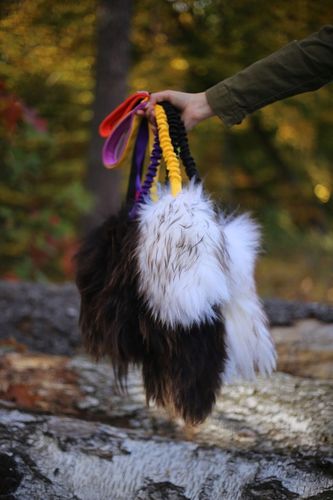 SZARPAK naturalny owca AMORTYZATOR 65cm TURKUS na Arena.pl