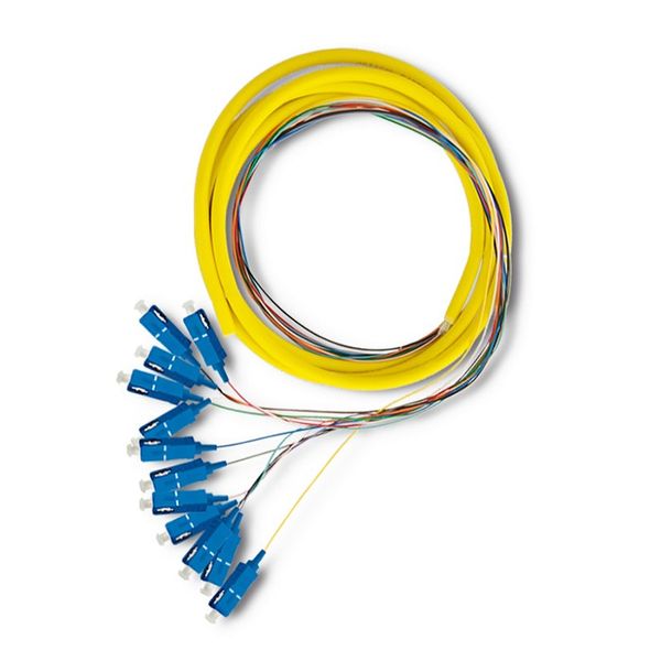 Qoltec 12 x Pigtail światłowodowy SC/UPC | Singlemode | G657A2 | 2m zdjęcie 3