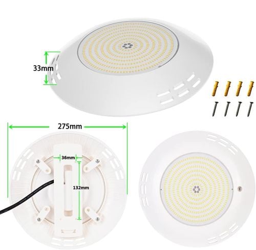 Lampa basenowa LED LyLmLe 35W podwodna IP68 3000K 2800lm 12V R-PL34-S35W na Arena.pl