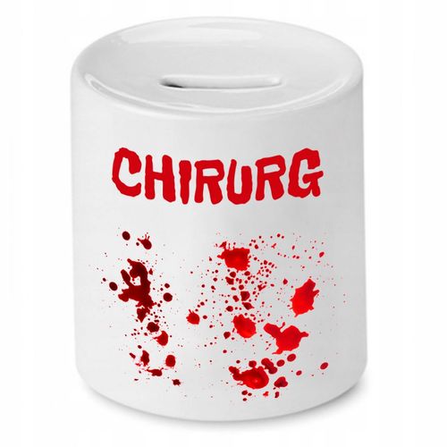 Skarbonka Dla Lekarza Doktora Chirurg Prezent Z Nadrukiem Ze Zdjęciem na Arena.pl