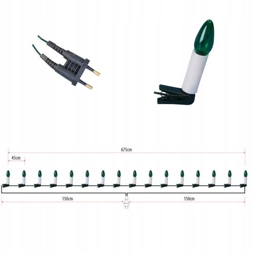 Lampki choinkowe tradycyjne Światełka na choinkę Retro PRL Żabki Świeczki 5 na Arena.pl