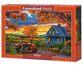 Puzzle 500 elementów. Jesienna przejażdżka