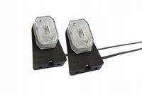 Lampy obrysowe białe ASPOCK komplet 2x obrysówka z przewodem 0,5m