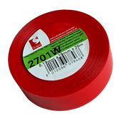 TAŚMA IZOLACJA PCV 2701W 19mm/20m CZERWONA, KLEJ AKRYLOWY, SCAPA