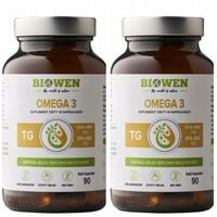 Biowen Omega 3 660 mg EPA 440 DHA serce ciśnienie ZESTAW 2x 90 kapsułek #