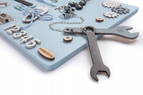 TABLICA Manipulacyjna Sensoryczna MONTESSORI XL na Arena.pl