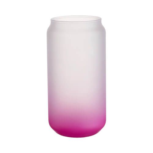 Szklanka 550 ml szroniona do sublimacji - fioletowy gradient zdjęcie 1