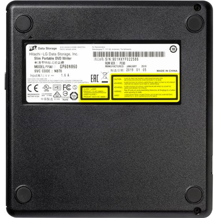 H.L Data Storage  Ultra Slim Portable DVD-Writer Black na Arena.pl