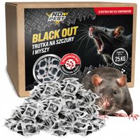 Trutka Trucizna na Szczury Myszy Gryzonie Mocna Czarna Pasta No-Pest 25kg