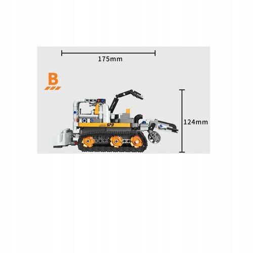 Klocki konstrukcyjne 5w1 Zdalnie sterowane Zestaw RC Robotów i Maszyn pilot na Arena.pl