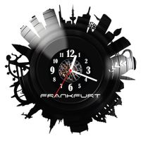 Zegar ścienny z płyty winylowej Frankfurt 925.14