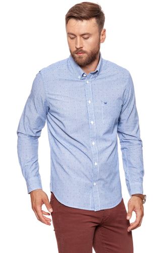 WRANGLER LS 1PKT BUTTON DOWN NAVY W5883SO35 S na Arena.pl