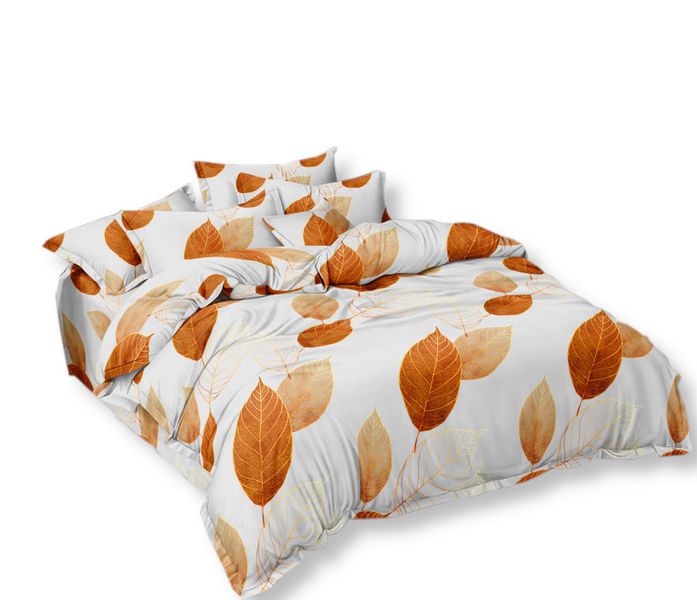 Pościel Satynowa 140X200 Złote Liście 2453 zdjęcie 5