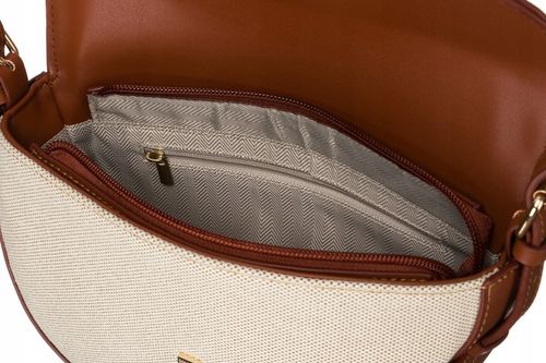 Torebka listonoszka damska Peterson płócienna canvas elegancka na ramię na Arena.pl