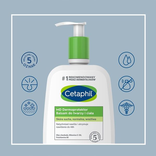 Cetaphil MD Dermoprotektor Balsam nawilżający 500 zdjęcie 2