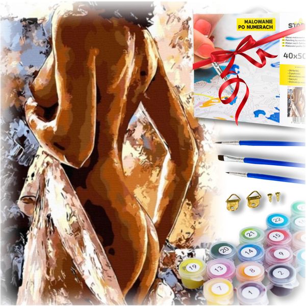 Zestaw do malowania po numerach - kobieta zdjęcie 1