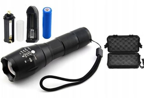 Latarka LED CREE XML-T6 - ZOOM na Arena.pl