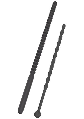 Ribbed Penis Dilator Set 2 Pcs Black na Arena.pl