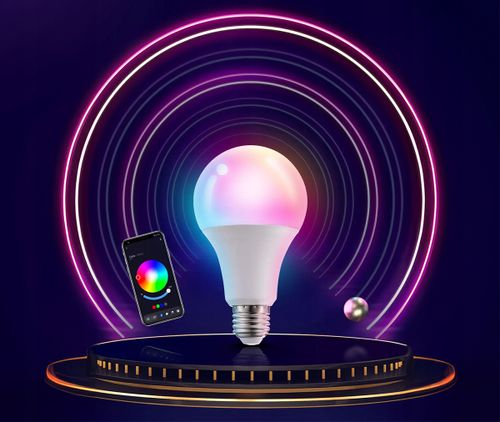 Inteligentna Żarówka Kolorowa Smart LED RGB+CCT E27 9W WiFi TUYA na Arena.pl