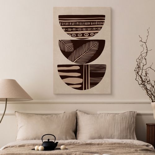 Obraz Do Sypialni Azteckie Wzory Styl Boho Minimalizm 80cm x 120cm na Arena.pl