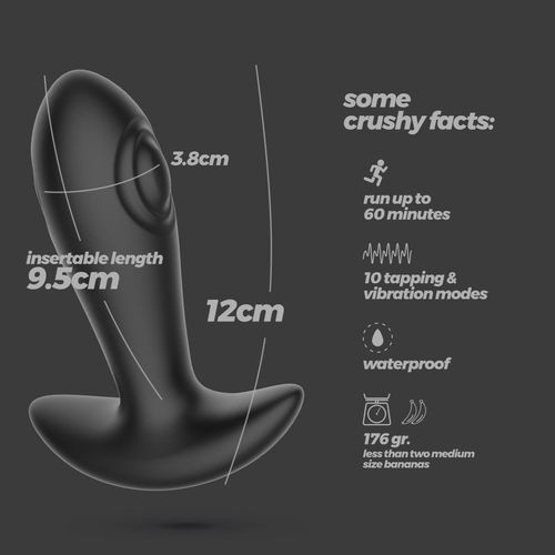 Crushious Octo Tapping Anal Plug With Remote Control na Arena.pl
