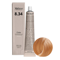 3DELUXE Farba do włosów - Platynowy Złocisty Miedziany Blond 10.34 - 100ml