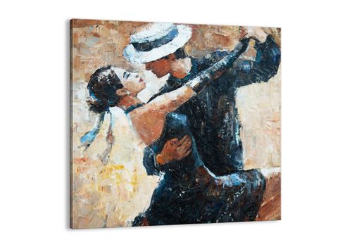 Obraz Na Płótnie - Tancerze Tango - 30X30 Cm - Ac30X30-3773 na Arena.pl