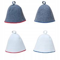 GRUBA SAUNA CZAPKA DO SAUNY 100% NATURA WEŁNA OWAL